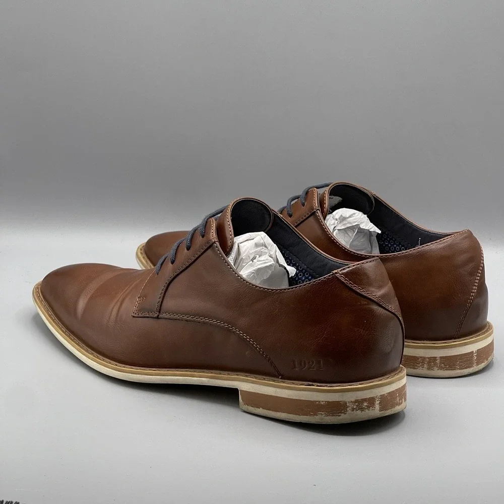 Men's Dress Shoes Size 11 Brown‎ Comfort Freeman Vance City Smart